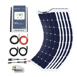 550 Watt Solar Flexible Kit w/ 40A MPPT Charge Controller (5x110W)