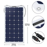 220 Watt Solar Flexible Kit w/ 30A MPPT Charge Controller (2x110W)