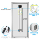 100 Watt 12 Volt Monocrystalline Solar Panel