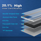 100 Watt 12 Volt Monocrystalline Solar Panel