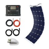 110 Watt Solar Flexible Kit w/ 20A PWM Charge Controller