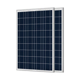 2PCS 100 Watt 12 Volt Polycrystalline Solar Panel (2 Pack)