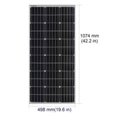 300 Watt 12 Volt Monocrystalline Solar Panel (3x100W)