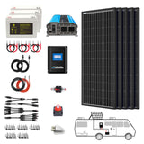 POWERECO 500W MONO RV SOLAR SYSTEM