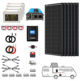 POWERECO 600W MONO RV SOLAR SYSTEM