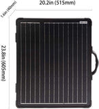 100 Watt 12 Volt Monocrystalline Foldable Solar Suitcase