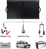 100 Watt 12 Volt Monocrystalline Foldable Solar Suitcase